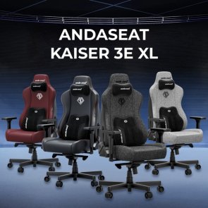 Крісло Anda Seat Kaiser 3E Size XL Dark Grey Fabric (AD23YC-XL-09-GB-CF-G01)