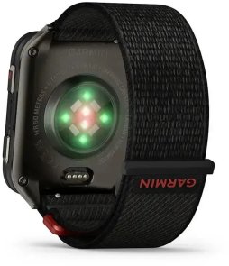 Смарт годинник Garmin Venu X1 Black with Slate Titanium Caseback and Black ComfortFit Nylon Band (010-02980-02)