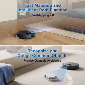 Робот-пилосос ECOVACS DEEBOT T30C Black (DLX71 BLACK)