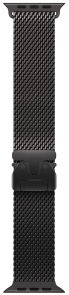 Ремінець Apple for Apple Watch 49mm - Titanium Milanese Loop Black - Small (MGHR4)