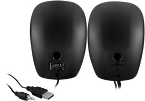Колонки Yenkee (2.0) YSP 2001BK (2x3Вт), Black