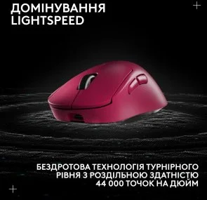 Фото: Миша Logitech G Pro X Superlight 2 Dex Wireless Pink (910-007373) № 5 | KTC