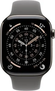 Фото: Смарт годинник Apple Watch 11 GPS LTE 46mm - Natural Titanium Case with Stone Grey Sport Band - S/M (MFCW4) № 2 | KTC