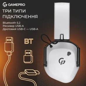 Фото: Гарнітура GamePro Genesis Mercury Pro White (HSW120W) № 10 | KTC