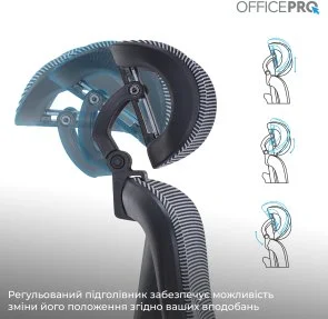 Фото: Крісло OfficePro Atlas OC630-B-DG-DG Black/Dark Gray № 13 | KTC