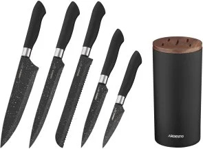 Фото: Набір ножів Ardesto Gemini 6pcs Black (AR2105BL) № 9 | KTC
