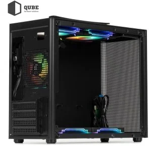 Фото: Корпус QUBE Bring ARGB Black with window (BRING_GBNU3) № 3 | KTC