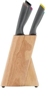 Фото: Набір ножів Tefal Fresh Kitchen 5pcs Black (K122S504) № 3 | KTC