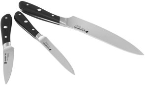Набір ножів Polaris Solid-3SS 3pcs Black (15214)