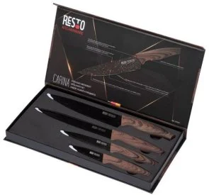 Фото: Набір ножів Resto CARINA 4pcs Brown (95501) № 2 | KTC