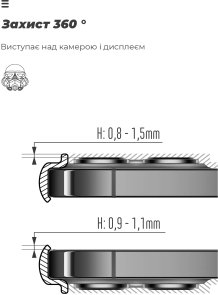 Чохол ArmorStandart for Samsung S24 FE - Camera cover Icon Black (ARM88971)