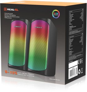 Колонки Real-EL S-135 Black (EL121100019)