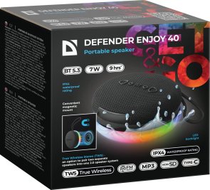 Портативна колонка Defender Enjoy 40 Black (65141)