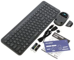 Фото: Комплект клавіатура+миша A4tech FG3300 Air2 Wireless Grey (FG3300 Air2 Grey) № 8 | KTC