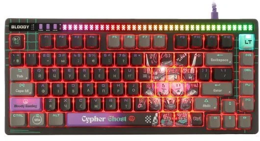 Фото: Клавіатура Bloody AT75 Alpha Optical Switch Cypher Ghost (AT75 Cypher Ghost) № 5 | KTC