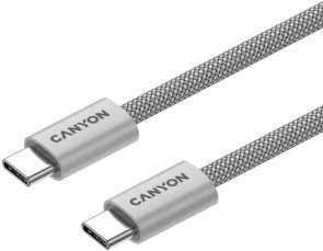 Кабель Canyon OnWire 60MG 60W Type-C / Type-C 1m Light Grey (CND-CCMG60AB15LG)