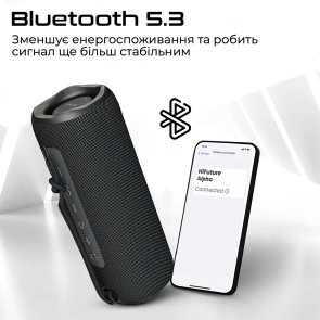 Портативна колонка HiFuture Alpha 20W Black (alpha.black)