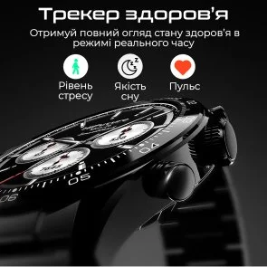 Фото: Смарт годинник HiFuture Gopro2 Black (gopro2.black) № 2 | KTC