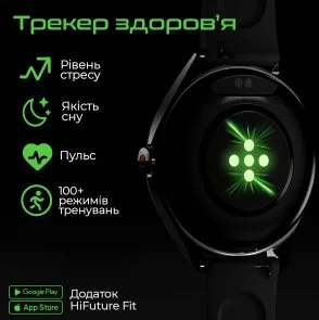 Фото: Смарт годинник HiFuture Aura 2 Silver (aura2.silver) № 4 | KTC