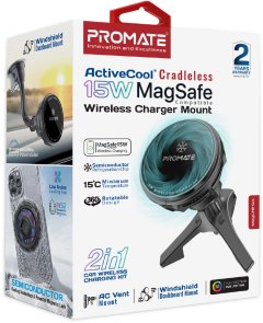 Кріплення для мобільного телефону Promate Magchill-qi2 (6959144066158)