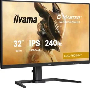 Фото: Монітор iiyama G-MASTER GB3290QSU-B1 Black - 31.5" IPS / 2560×1440 / 240 Гц / AMD FreeSync Premium / Pivot / HAS № 3 | KTC