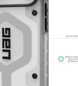 Чохол UAG for Apple iPhone 17 Pro Max - Pathfinder Clear MagSafe Ice/Silver (114552114333)