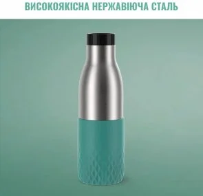 Фото: Термопляшка Tefal Bludrop Soft Touch 700ml Green (N3111210) № 4 | KTC