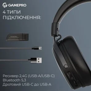 Фото: Гарнітура GamePro Asgard Skadi Black (HSW191B) № 6 | KTC