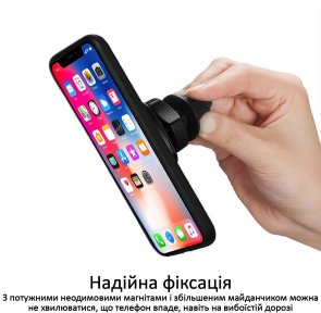 Кріплення для мобільного телефону Promate Airgrip-2 Maroon (airgrip-2.maroon)