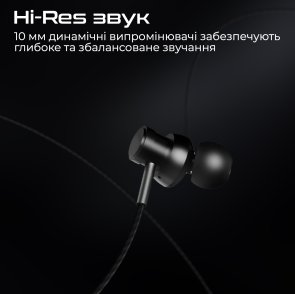 Гарнітура Promate Hi5 Black (6972576181619)