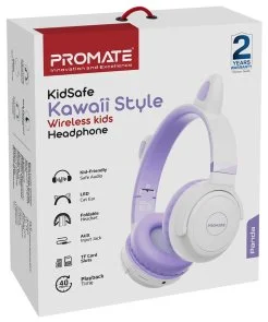 Фото: Навушники Promate Panda Lilac (6959144058887) № 8 | KTC
