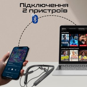 Гарнітура Promate Leap-200h Black (6959144067575)