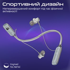 Гарнітура Promate Leap Silver (6959144064291)