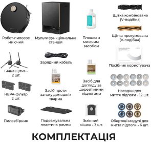 Робот-пилосос Dreame Bot MatriX 10 Ultra Black (RLX95CE-bl)