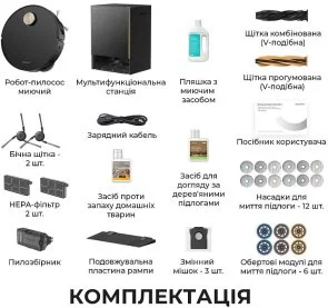 Фото: Робот-пилосос Dreame Bot MatriX 10 Ultra Black (RLX95CE-bl) № 15 | KTC
