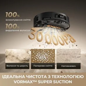 Фото: Робот-пилосос Dreame Bot MatriX 10 Ultra Black (RLX95CE-bl) № 2 | KTC