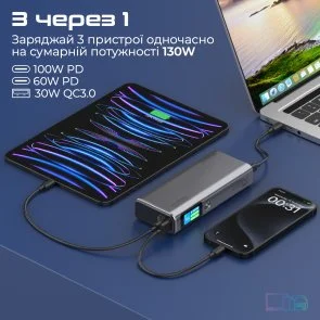 Батарея універсальна 20000mAh Promate titan-130