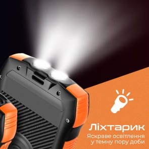 Батарея універсальна 20000mAh з вбудованою сонячною батареєю Promate solartank-20pdqi.black