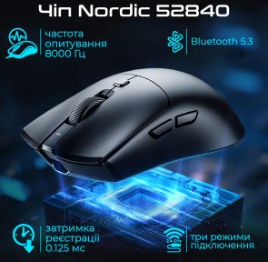 Миша RAWM SA-MH01 Black (6973487190196)