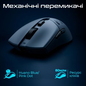 Миша компютерна бездротова ігрова RAWM SA-SL01C.white