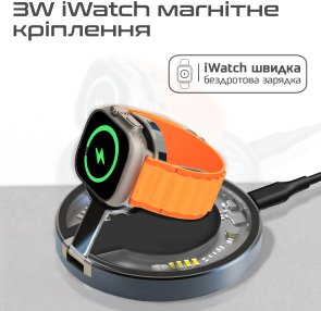 Бездротова зарядна станція Promate magring