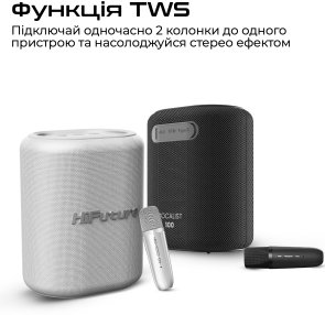 Акустика для вечірок HiFuture Vocalist100 Black (6972576181732)