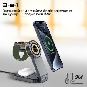 Бездротова зарядна станція Promate transfold