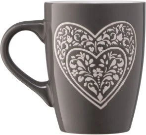 Фото: Чашка Ardesto Heart 330ml Gray (AR3467DGR) № 5 | KTC