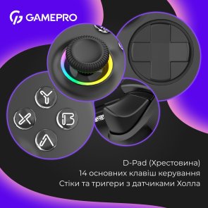 Геймпад GamePro GPX13BDOC Wireless Black