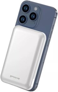 Батарея універсальна Proove Vibe Energy Plus 22.5W 10000mAh silver/white