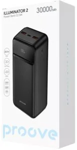 Фото: Батарея універсальна Proove Illuminator 2 30000mAh 22.5W Black (PBIP30212201) № 2 | KTC