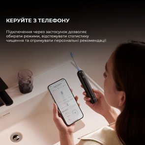 Електрична зубна щітка Mova Fresh Pro Black (ATB15A-BK)