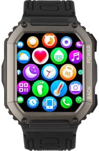 Смарт годинник Gelius Tactical Navy Black (GP-SW007_Black)