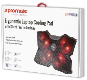 Підставка для ноутбука Promate Airbase-3 Black (6959144032023)